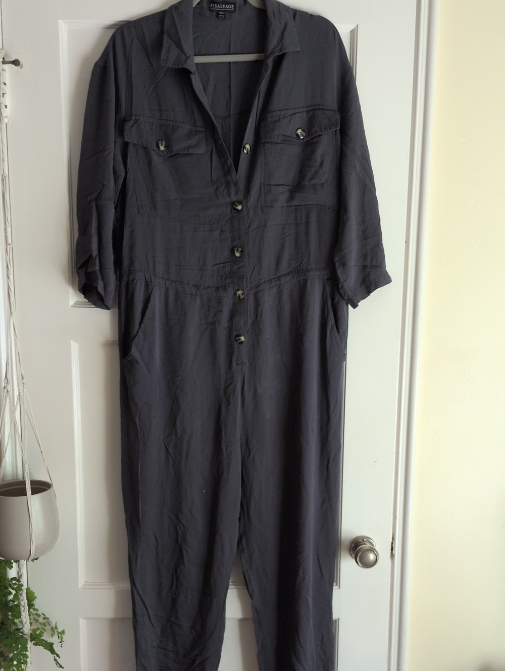 PJ Salvage Gray Jumpsuit
